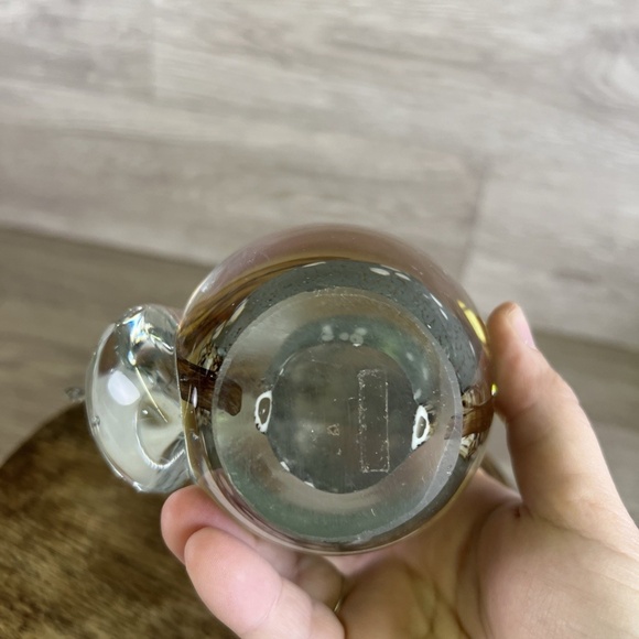 VTG Murano Style Hand Blown Glass Bird Pelican Paperweight 5" - Colorful Belly - Picture 7 of 12